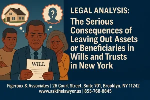 Read more about the article Legal Analysis: The Serious Consequences of Leaving Out Assets or Beneficiaries in Wills and Trusts in New York