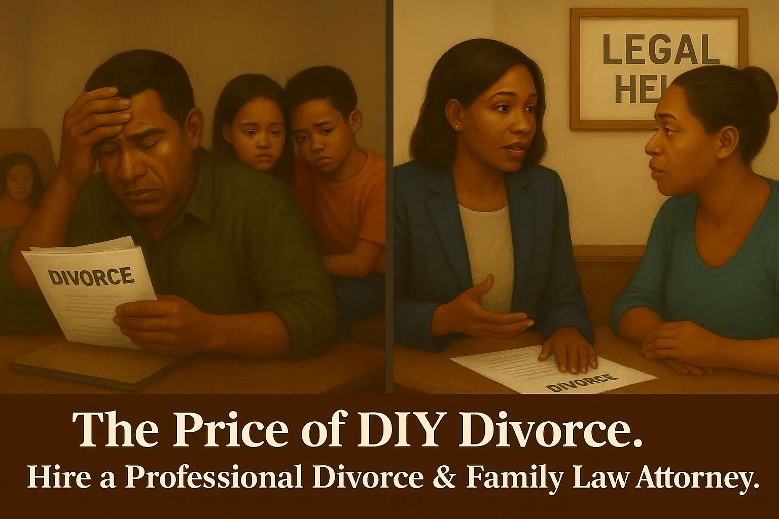 Read more about the article Mistakes Laypeople Make When They Don’t Hire a Professional Divorce & Family Law Attorney in New York State